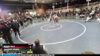 144 lbs Champ. Round 1 - Emmanuel Romero, Chiawana vs Braden Mills, Kamiakin