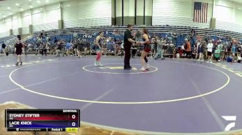 122 lbs Semifinal - Sydney Stifter, MO vs Lacie Knick, OH