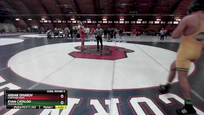 197 lbs Cons. Round 2 - Evan Cataldo, Oswego State vs Ansar Omarov, Cortland State