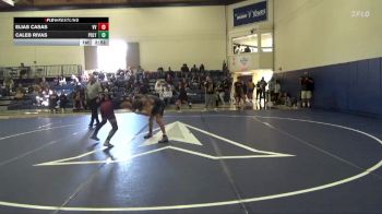 125 lbs Quarterfinal - Caleb Rivas, Cal Poly SLO vs Elias Casas, Victor Valley College