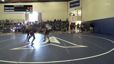 125 lbs Quarterfinal - Caleb Rivas, Cal Poly SLO vs Elias Casas, Victor Valley College