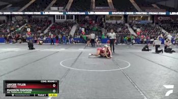 145 lbs Cons. Round 2 - Jaycee Tyler, Red Storm vs Madison Davison, WR- Topeka Blue Thunder