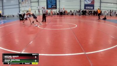 140 lbs Rd# 5- 3:45pm Friday Final Pool - Mitchel Bailey, Nauman Red vs Isaiah Sekutera, PA Blue