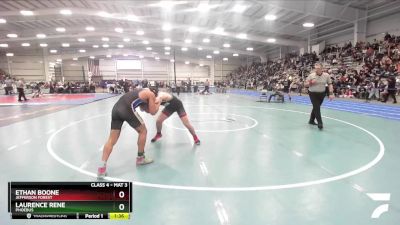 4-175 lbs Quarterfinal - Laurence Rene, Phoebus vs Ethan Boone, Jefferson Forest