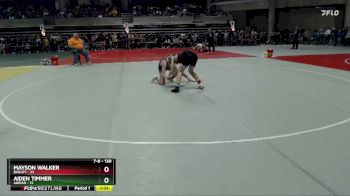 130 lbs Cons. Round 1 - Mayson Walker, Bagley vs Aiden Timmer, Adrian