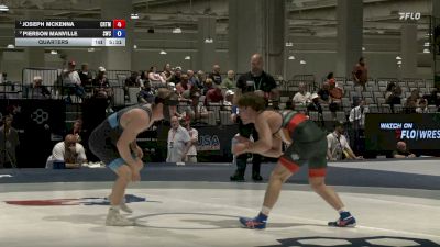 65 kg Quarters - Joseph McKenna, Cowboy RTC/ Titan Mercury Wrestling Club vs Pierson Manville, SOUTHWEST WRESTLING CLUB