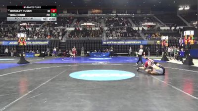 141 lbs Cons. Round 2 - Noah Hunt, Penn College vs Bradley Rosen, North Central (IL)