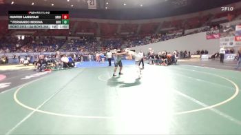 3A Boys 285 lbs Quarterfinal - Fernando Medina, Riverside (Boardman) Boys vs Hunter Langham, Harrisburg Boys