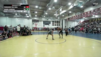 126 lbs Quarterfinal - Daniel Zamora, Threshold Wrestling Club vs Fernando Del Real, Bonita