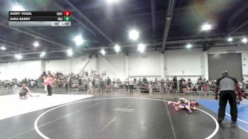 72 lbs Quarterfinal - Avery Vogel, Unattached vs Zara Barry, Inland Elite WC
