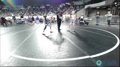 61 lbs Consi Of 8 #2 - Cason Inger, Powerhouse vs Kaysen Peters, Collinsville Cardinal Youth Wrestling