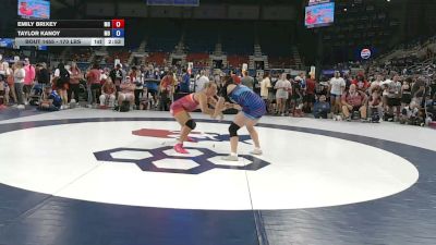170 lbs Cons. Sub-rd Of 32 - Emily Brixey, Missouri vs Taylor Kanoy, Missouri
