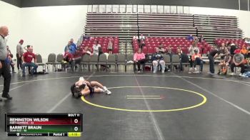 75 lbs Round 3 (8 Team) - Remington Wilson, Fort Hammers vs Barrett Braun, Team 922