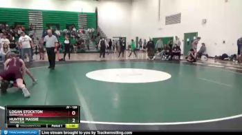 126 lbs Cons. Round 1 - Logan Stockton, Burns/Pine Bluffs vs Hunter Massie, Torrington