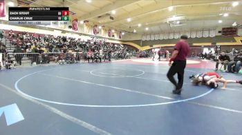138 lbs Champ. Round 2 - Charlie Cruz, Valley View vs Zach Stout, Great Oak