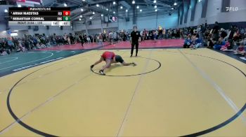 135 lbs Round 4 - Arian Maestas, Westlake Youth Wrestling Club vs Sebastian Corral, Hornet Wrestling Club