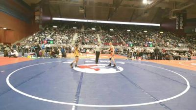 2A-126 lbs Cons. Round 3 - Myles Dayton, Cokeville vs Urijah Fish, Lingle-Ft. Laramie/Southeast