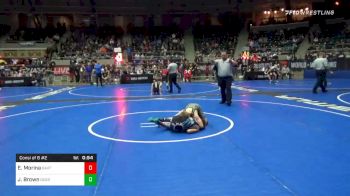 85 lbs Consolation - Erblin Morina, Bartlesville WC vs Jet Brown, Odessa