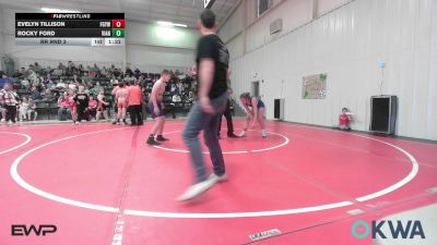 120 lbs Rr Rnd 3 - Evelyn Tillison, Fort Gibson Youth Wrestling vs Rocky Ford, Vian Wrestling Club