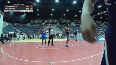 149 lbs Cons. Round 5 - Evan Hemmeter, CumberlandKY vs Nate Carter, Southwestern Michigan