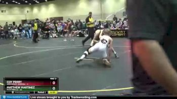145 lbs Round 3 (8 Team) - Coy Perry, Southwest Arsenal vs Matthew Martinez, MI Pittbulls