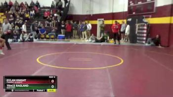 132 lbs Cons. Round 3 - Trace Ragland, New Kent vs Dylan Knight, Caravel Academy