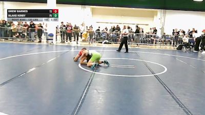 120 lbs Round Of 32 - Drew Barnes, TX vs Blake Kirby, PA