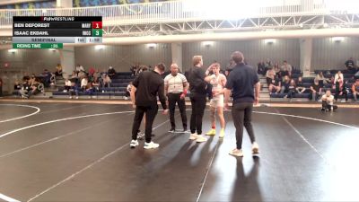 133 lbs Semifinal - Ben DeForest, Mary vs Isaac Ekdahl, Iowa Western Community College