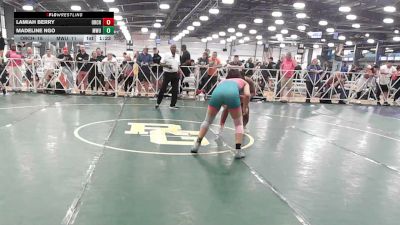 132 lbs Rr Rnd 3 - Lamiah Berry, Orchard South Girls - HSG vs Madeline Ngo, MetroWest United Pink - HSG