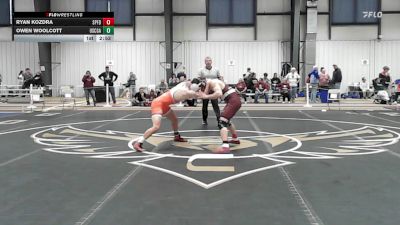 141 lbs Consi Of 4 - Ryan Kozdra, Springfield vs Owen Woolcott, Coast Guard