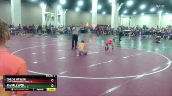 105 lbs Round 2 (8 Team) - Chloe Utsler, Team Iowa Mermaid Mafia vs Jaden Evans, SEAAU National Team