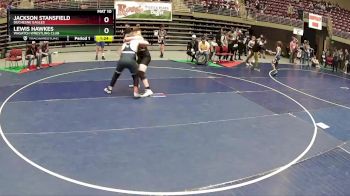 200 lbs 2nd Place Match - Jackson Stansfield, Duchesne Eagles vs Lewis Hawkes, Wasatch Wrestling Club