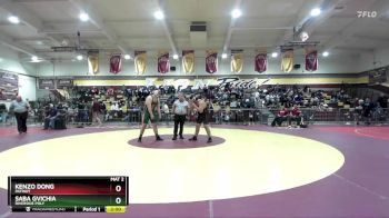 215 lbs Champ. Round 2 - Saba Gvichia, Riverside Poly vs Kenzo Dong, Patriot