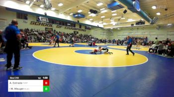 123 lbs Round Of 16 - Adan Estrada, Toppenish (WA) vs Mack Mauger, Blackfoot (ID)