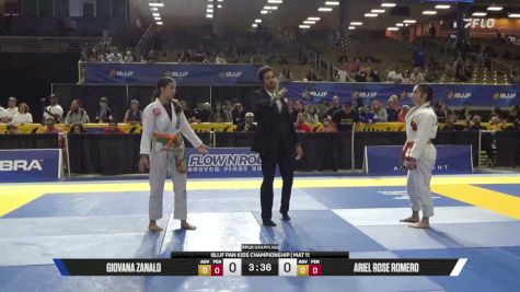 Giovana Zanalo vs Ariel Rose Romero 2026 Pan Kids Jiu-Jitsu IBJJF Championship