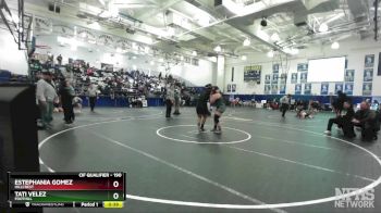 190 lbs Cons. Round 4 - Tati Velez, Foothill vs Estephania Gomez, Hillcrest