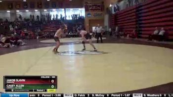 165 lbs Semifinal - Casey Allen, Cornell College vs Jakob Slavin, Simpson