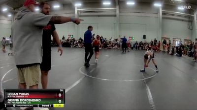 76 lbs Round 5 (8 Team) - Logan Yuhas, Buxton Squeeze vs Griffin Doroshenko, Mat Assassins Red