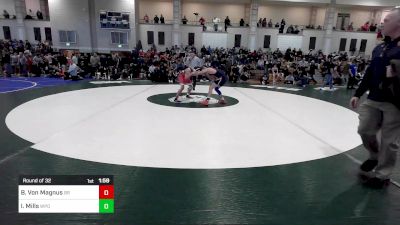 138 lbs Round Of 32 - Brent Von Magnus, Bridgewater-Raynham vs Isaac Mills, Walpole