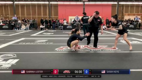 Sabrina Lester vs Sarah Keys 2026 ADCC Portland Open