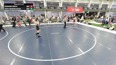 Junior Boys - 150 lbs Cons. Round 2 - Benjamin Smith, Threestyle Wrestling Of Oklahoma vs Zach Aragon-Aldaz, La Gente Wrestling Club