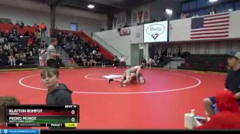 Round 1 - Pedro Munoz, South Tama County vs Klayton Rompot, Marion