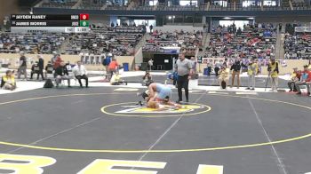 144 lbs Semifinal - Jayden Raney, Union County vs James Morris, Johnson Central