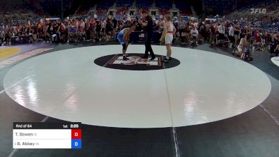 126 lbs Rnd Of 64 - Tucker Bowen, ID vs Bodie Abbey, MI