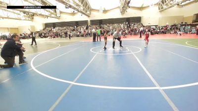 52-B lbs Consi Of 16 #2 - Michael Pannorfi, Toms River Wrestling Club vs Jazale Shell Smith, East Hartford Stingers Youth