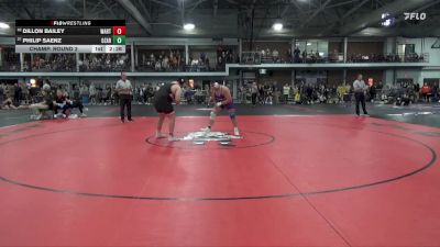 285 lbs Champ. Round 2 - Dillon Bailey, Wartburg vs Philip Saenz, University Of The Ozarks