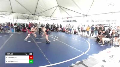 172 lbs Rr Rnd 1 - Steve Gomez, Gwc vs Aisaac Violette, Riverside Rascals