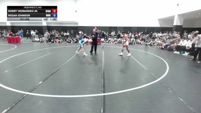 120 lbs Bobby Hernandez Jr., Team Wyoming White vs Regan Johnson, Minnesota Red