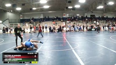 125 lbs Champ. Round 1 - Archer Anderson, Wrestling University vs Victor Alvarado, Harvey Twisters