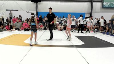35 lbs Rr Rnd 2 - Kaygan Walton, Okie Girls - W vs Mackenzie Quarles, Apex (OH) Girls - W